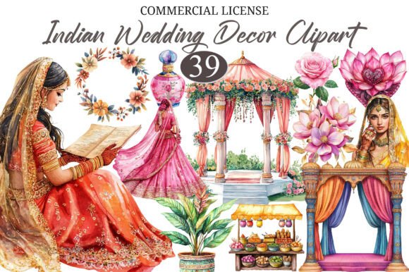 Download Indian Wedding Decor Clipart - Wedding Collection