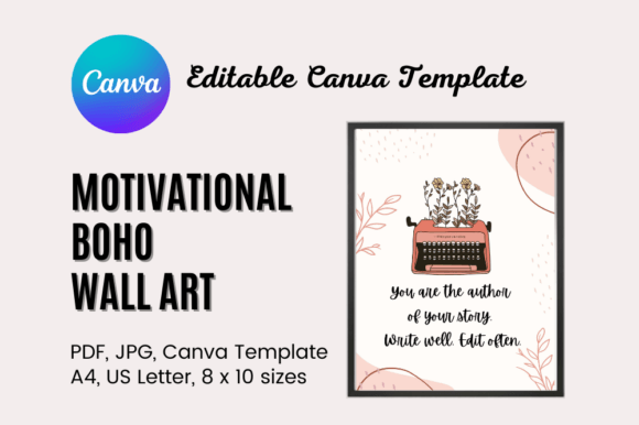 Download Wall Art Boho Decor Editable Template - Wall art boho Collection