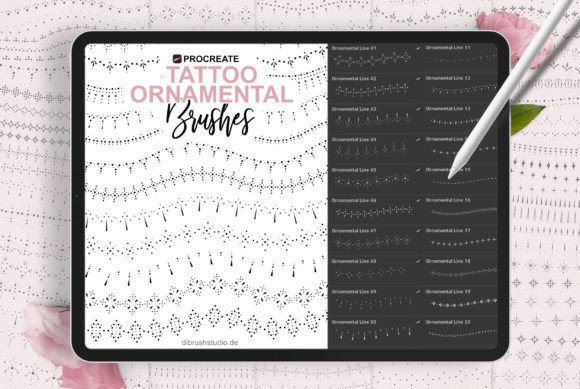 Download Procreate - Ornamental Tattoo Brushes - Premium Resources